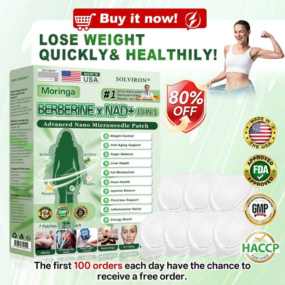 𝐏𝐡𝐲𝐬𝐢𝐜𝐢𝐚𝐧-𝐅𝐨𝐫𝐦𝐮𝐥𝐚𝐭𝐞𝐝 | 𝐒𝐨𝐥𝐯𝐢𝐫𝐨𝐧® 🥇 𝐌𝐨𝐫𝐢𝐧𝐠𝐚 𝐁𝐞𝐫𝐛𝐞𝐫𝐢𝐧𝐞 × 𝐍𝐀𝐃+ 𝟏𝟎-𝐢𝐧-𝟏 𝐀𝐝𝐯𝐚𝐧𝐜𝐞𝐝 𝐍𝐚𝐧𝐨 𝐌𝐢𝐜𝐫𝐨𝐧𝐞𝐞𝐝𝐥𝐞 𝐏𝐚𝐭𝐜𝐡 (𝐄𝐱𝐩𝐞𝐫𝐢𝐞𝐧𝐜𝐞 𝐕𝐢𝐬𝐢𝐛𝐥𝐞 𝟕-𝐃𝐚𝐲 𝐑𝐞𝐬𝐮𝐥𝐭𝐬)
